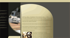 Desktop Screenshot of metallbau-ruckdeschel.com
